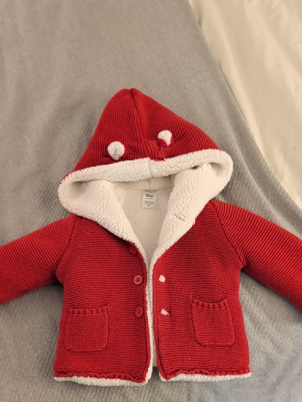 Carter's Soft Cream Sherpa Jacket